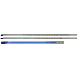thermco accu-safe non-mercury laboratory thermometer, total immersion, 305 mm length, -10 to 210c, 1c
