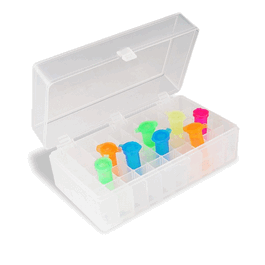 scientific industries magnetic 50 microtube box for roto-shake genie, enviro-genie, incubator genie and rotator genie
