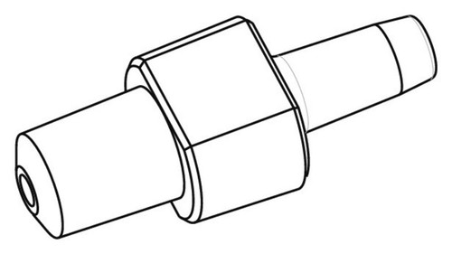male mini luer fluid connector single fluidic 331 pp (c15-1313-040)