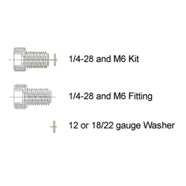 1/4-28 washer (22/18 ga.) 10/pk