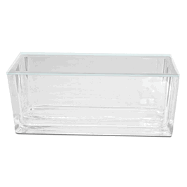 glass rectangular developing chamber for 20x20cm plates (with lid)