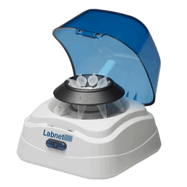 labnet mini centrifuge with purple lid, 100-240v, 50/60 hz