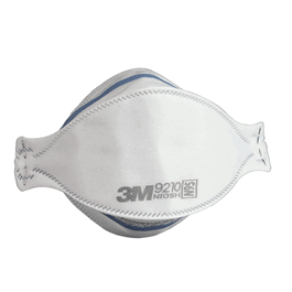 3m standard n95 aura 9210+ particulate respirator with adjustable nose clip (c062b-024038)