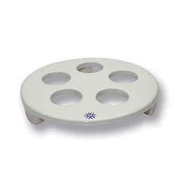 115 mm porcelain desiccator plate with stand