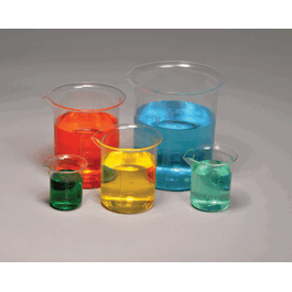 plastic beaker set of 5, pmp