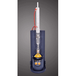 soxhlet extraction apparatus with heating mantle, single station (c062b-026309)