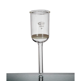 united scientific 30 ml borosilicate glass buchner funnel with coarse fritted disc