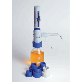 united scientific bottletop dispenser, 2.5 to 30 ml, with 500 ml bottle
