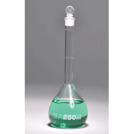 volumetric flask, class b, glass stopper, 500 ml