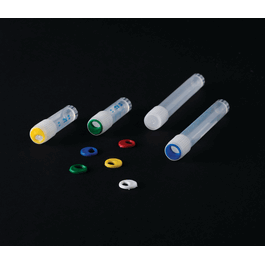 cryo coders for skirted base vials, green