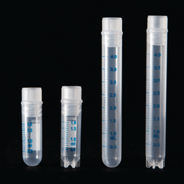 cryo vials, internal threaded, sterile, pp, round base, 1.8 ml