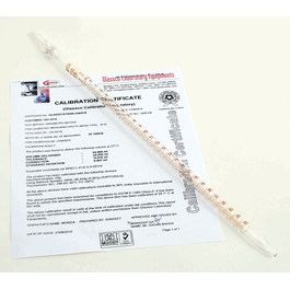 pipettes, mohr, class a, individually certified, 1 ml