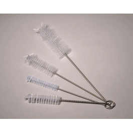 united scientific test tube brushes with nylon bristles, 4 in. brush length, 1-1/2 in. brush diameter, 11 in. overall length