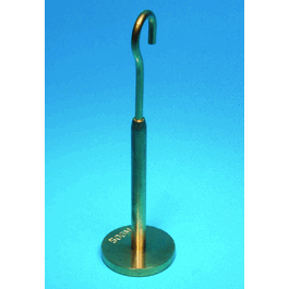 united scientific weight hanger, 50g, brass
