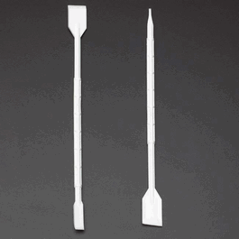 celltreat double ended cell lifter, flat blade and narrow blade, sterile