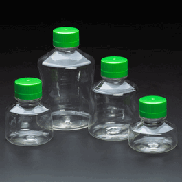 celltreat 150 ml polystyrene solution bottles with cap, sterile