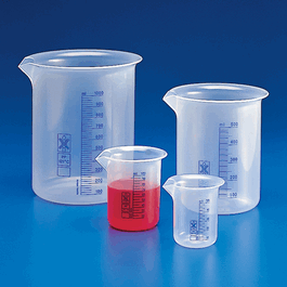 beaker, pp, printed graduations, 250ml (c062b-028818)