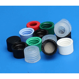 jg finneran 10-425 mm yellow open hole polypropylene caps