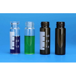 j.g. finneran silanized 4 ml clear wisp style screw thread vials, 15 x 45 mm, 13-425 mm neck finish