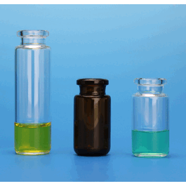 jg finneran 20 ml amber headspace vials, 23 x 75 mm (for ctc pal, perkinelmer), beveled bottom, 20 mm beveled edge crimp