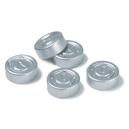 jg finneran 20 mm total tear away silver aluminum seal, no septa