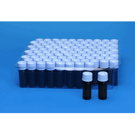 jg finneran clear 10-425 mm threaded vial, 12x32 mm, black polypropylene cap, ptfe/red rubber septa, 0.040 in.