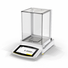 sartorius cubis ii analytical balance with qp99 package and manual glass draft shield, 220 g x 0.1 mg, color tft touch display