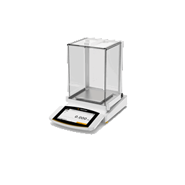 sartorius cubis ii precision balance with manual glass draft shield, 3200 g x 1 mg, auto leveling, color tft touch display