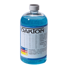 oakton high-accuracy ph buffer solution, 7.000 ph +/-0.002 at 25c, yellow, 500 ml