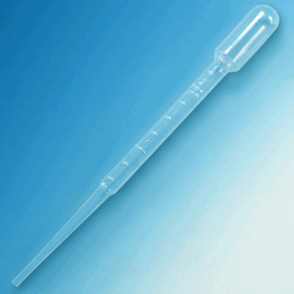 globe 5 ml ldpe transfer pipets, graduated to 2.25 ml, 150 mm, 500/dispenser box