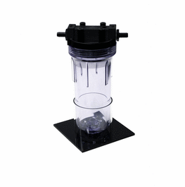 polypropylene chemical trap canister with stand, 3/4 in. o.d. fittings