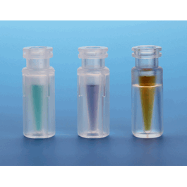 j.g. finneran 700 ul polypropylene limited volume snap ring/crimp, plastic vials, 12 x 32 mm, 11 mm crimp