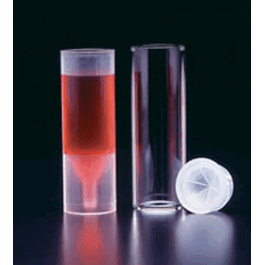 4.0 ml, amber glass shell vial, 15 x 45 mm, requires snap plug