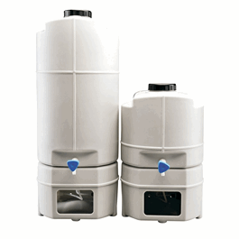 30 l feed water tank, polyethylene, opaque to light for use with genpure; genpure pro; genpure xcad