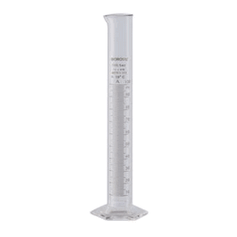 borosil graduated measuring cylinder single metric pour out astm class b, 100 ml, tc