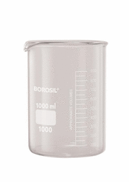 borosil beakers, low-form, with spouts, 50ml
