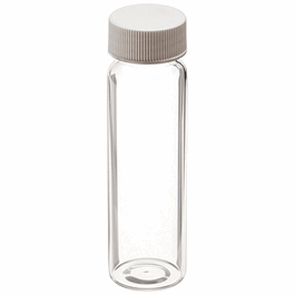 precleaned - 40ml amber vial, 24-400mm solid top white polypropylene closure, ptfe lined (c062b-036225)