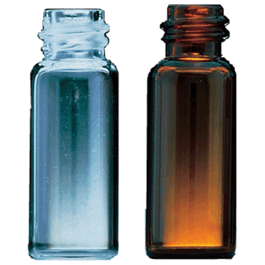 2 ml silanized 12 x 32 mm clear glass vial with 8-425 closed top cap with ptfe liner