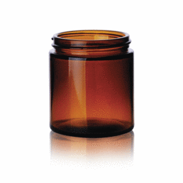 dwk life sciences (kimble) 125 ml amber glass straight-sided jars, shrink modules with caps in bags, bulk pack