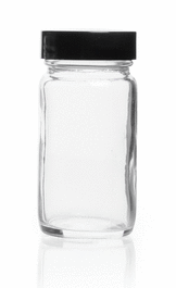 dwk life sciences (kimble) 30 ml ac medium round bottles, shrink modules with caps in bag, ptfe-faced ldpe foam, bulk pack