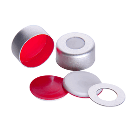 dwk life sciences (wheaton) alumitin 11mm silver seal with ptfe/silicone septa bulk