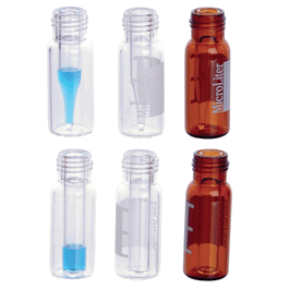 dwk life sciences (wheaton) 9mm clear vial with 300ul polypropylene insert and attached spring installed