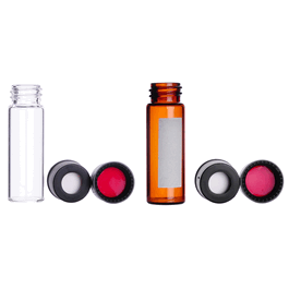 dwk life sciences (wheaton) kit, 4ml amber vial, black polypropylene open top cap, ptfe/silicone septa