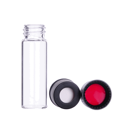 dwk life sciences (wheaton) kit, 12ml clear vial, black phenolic solid cap, ptfe liner