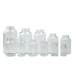 qorpak 32 oz (950 ml) clear pet packer with 53-400 neck finish, bottle only