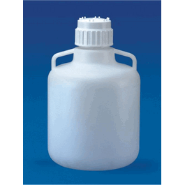 united scientific 10 l polypropylene carboy, 250 x 430 mm, 67 mm mouth i.d.