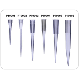 micropipette tips, low retention, pp, 0.2-10 l, graduated