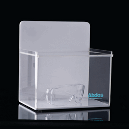 safety goggles box, acrylic, small (c062b-040197)