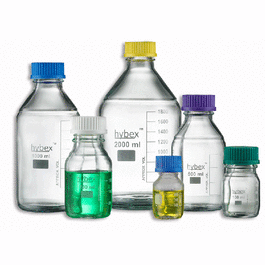 hybex media storage bottle, 1000 ml with standard (gl45) green cap