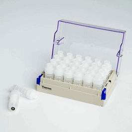 thermo scientific nunc empty universal tube rack for low profile 5 ml externally-threaded tubes (not included)